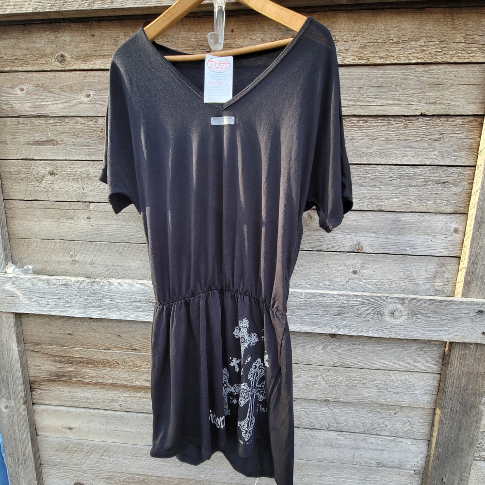 Cowgirl Tuff Black Mini Dress *NWT*